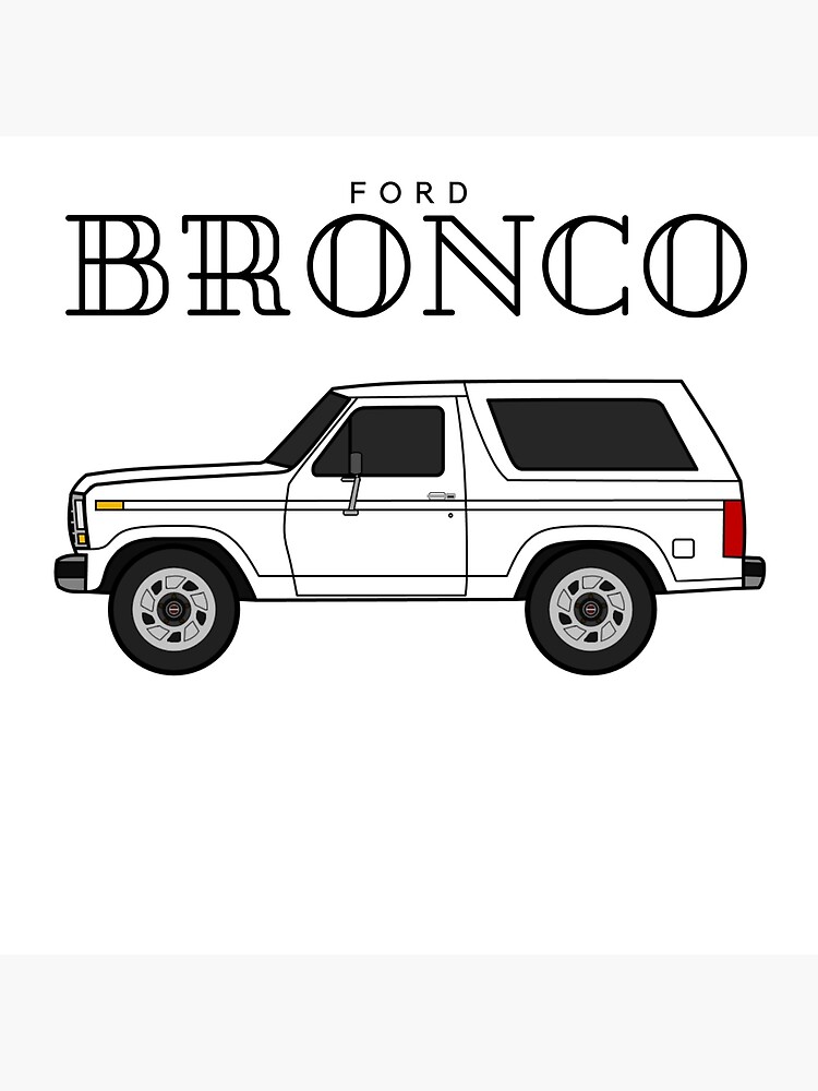 Discover Ford Bronco Third Generation Canvas
