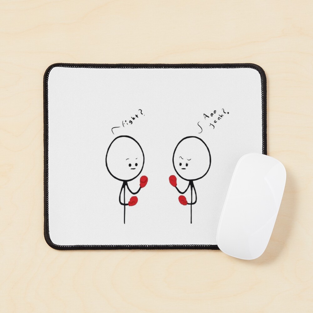 Stick man, stick fight' Mouse Pad