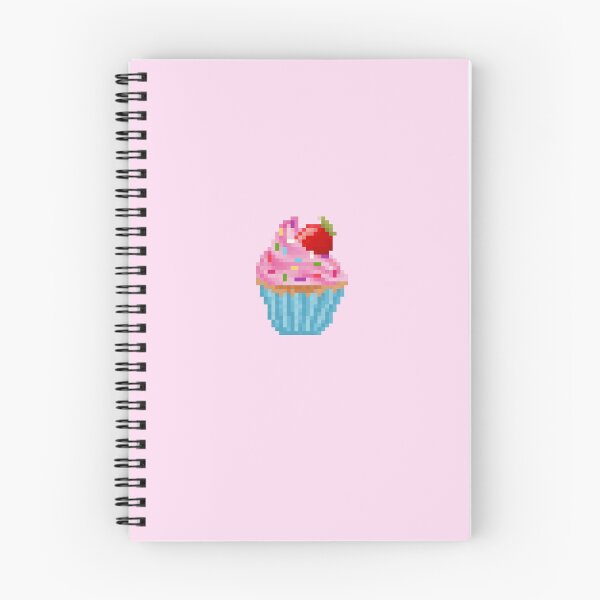 Aperçu de l'œuvre Retro Pixel Strawberry Sprinkles  Cupcake créée et vendue par 8BitTrip.