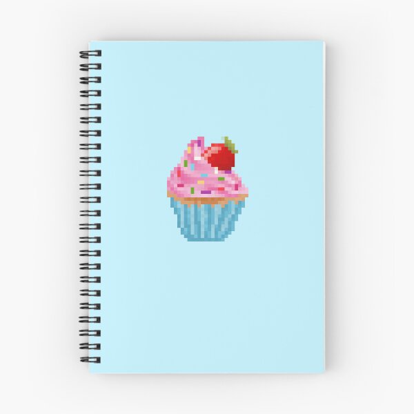 Item preview, Retro Pixel Strawberry Sprinkles  Cupcake designed and sold by 8BitTrip.
