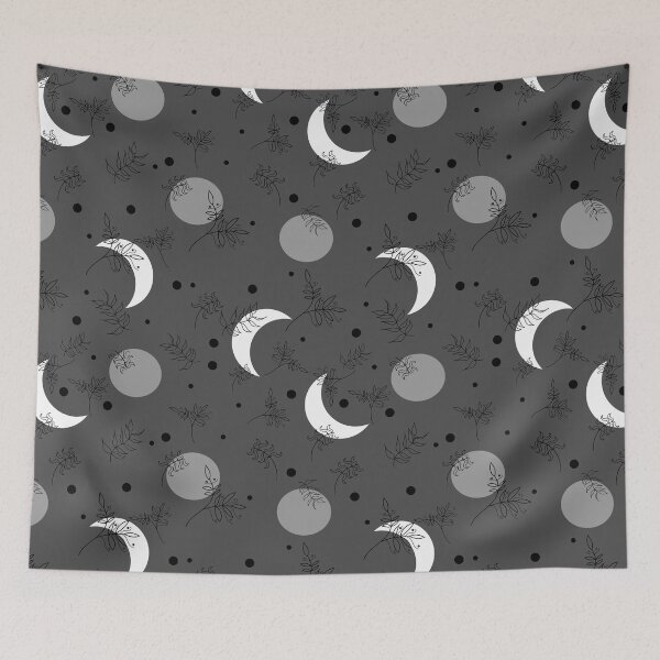 Item preview, Celestial Moon Floral designed and sold by ChantalDesign.