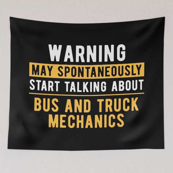 Item preview, Bus and Truck Mechanic Talk designed and sold by NestaReign.
