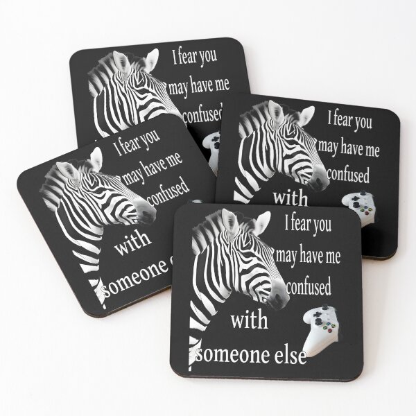 Item preview, Zebras don't play games  designed and sold by CottagePop.