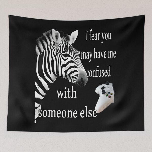Item preview, Zebras don't play games  designed and sold by CottagePop.