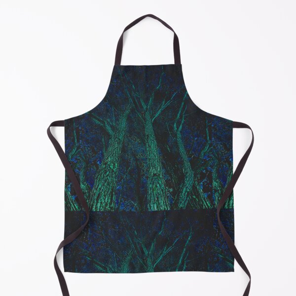 Item preview, Dark forest trees with blue edit designed and sold by Azaswi.