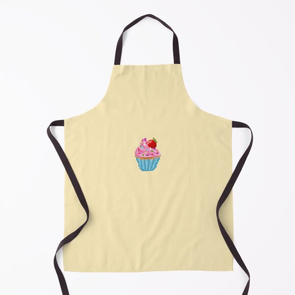 Item preview, Retro Pixel Strawberry Sprinkles Cupcake designed and sold by 8BitTrip.