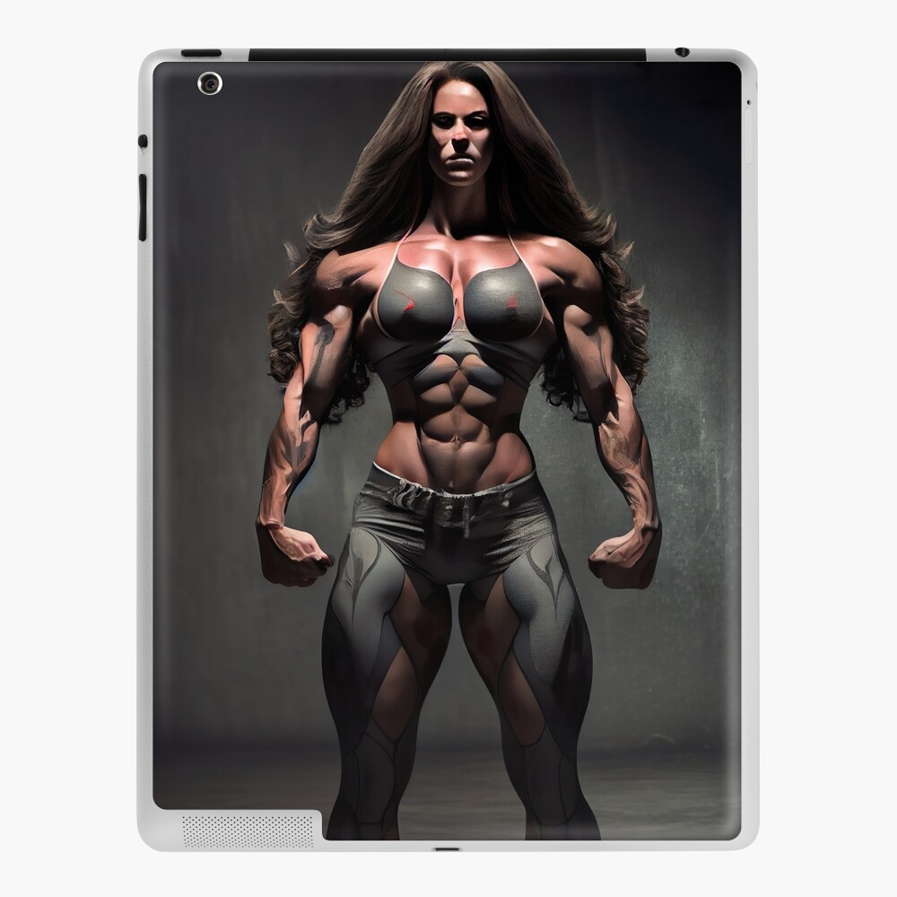 Strong muscle woman