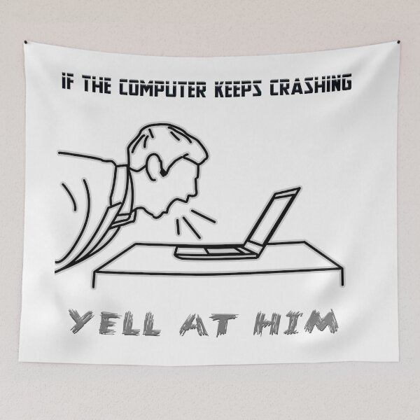 Item preview, Computer keeps crashing designed and sold by professorguru.