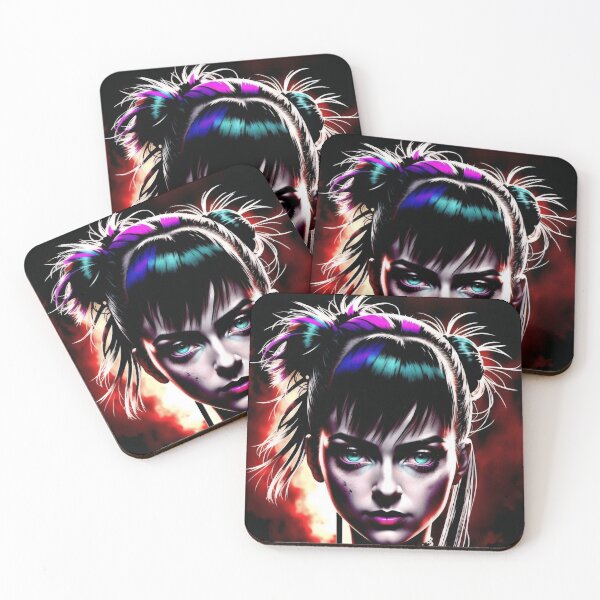 Item preview, Inkpunk girl artwork 31 designed and sold by PunkerLazar.