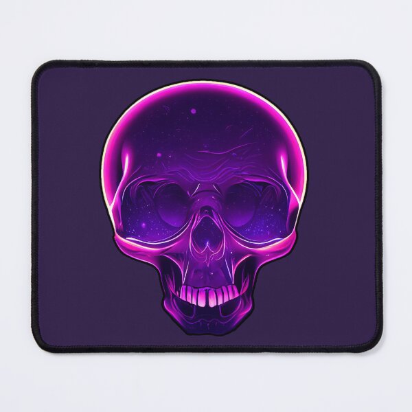 Item preview, Purple Neon Skull designed and sold by ArtAT.