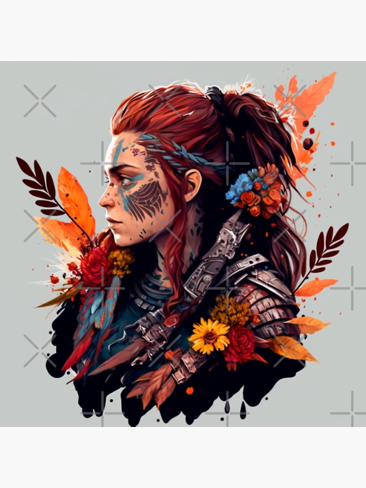 Horizon Zero Dawn The Frozen Wilds Art Print for Sale by