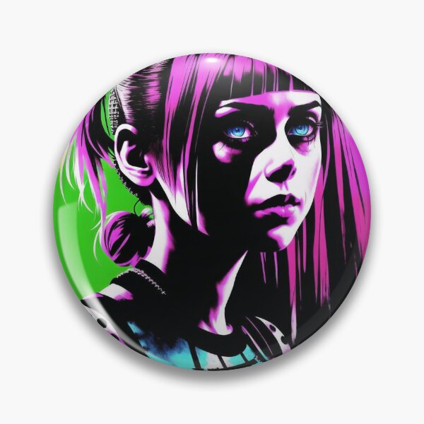 Item preview, Inkpunk girl artwork 33 designed and sold by PunkerLazar.