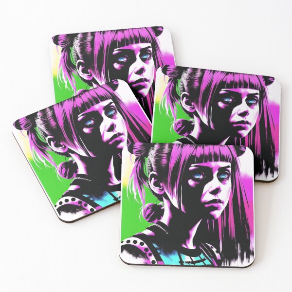 Item preview, Inkpunk girl artwork 33 designed and sold by PunkerLazar.