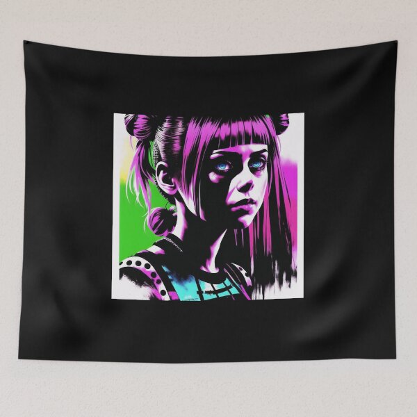 Item preview, Inkpunk girl artwork 33 designed and sold by PunkerLazar.