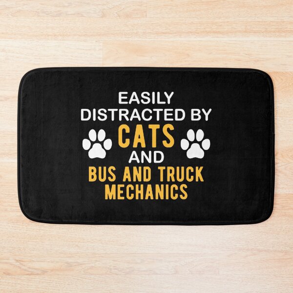 Item preview, Bus and Truck Mechanic Cats  designed and sold by NestaReign.