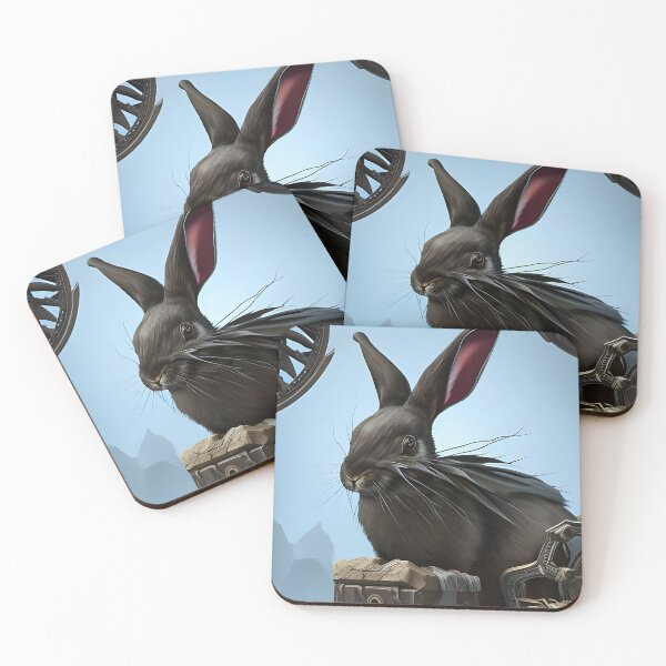 Item preview, The black water rabbit is the symbol of 2023 in steampunk style.  designed and sold by anytka.