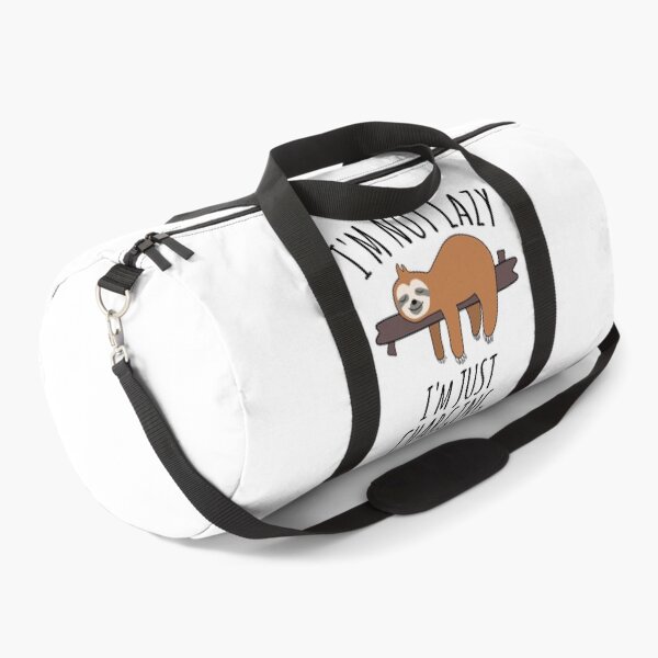 Item preview, I'm Not Lazy, I'm Just Charging - Lazy Sloth Sleeping designed and sold by EnzoVectorism.