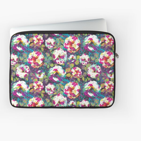Paintsplat Floral Laptop Sleeve