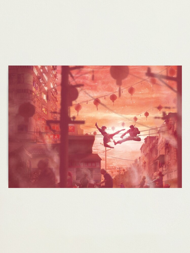 Alternate view of Chinese Street Photographic Print