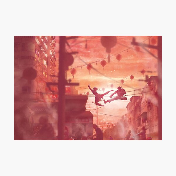Chinese Street Photographic Print