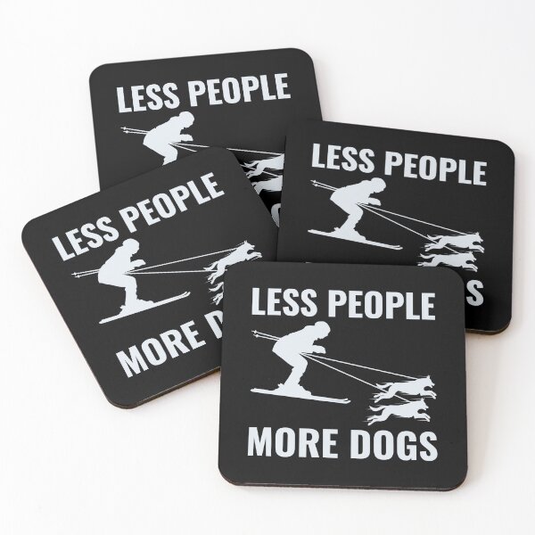 Item preview, Dog Skijoring Extreme Winter Sport Ski Race Racing designed and sold by CuteDesigns1.