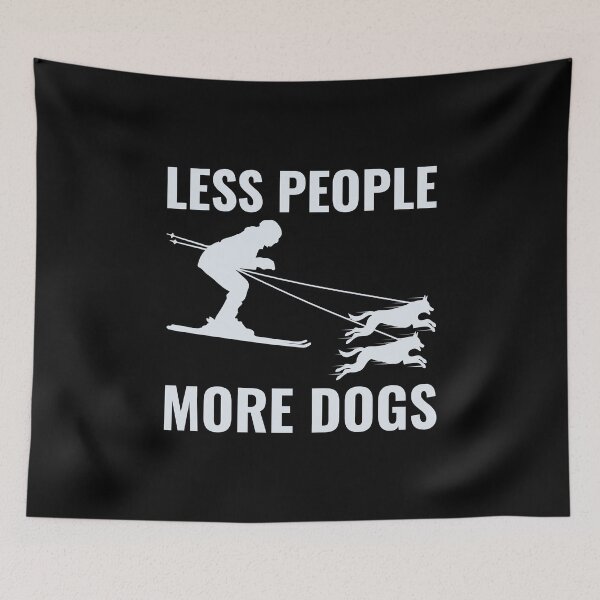 Item preview, Dog Skijoring Extreme Winter Sport Ski Race Racing designed and sold by CuteDesigns1.