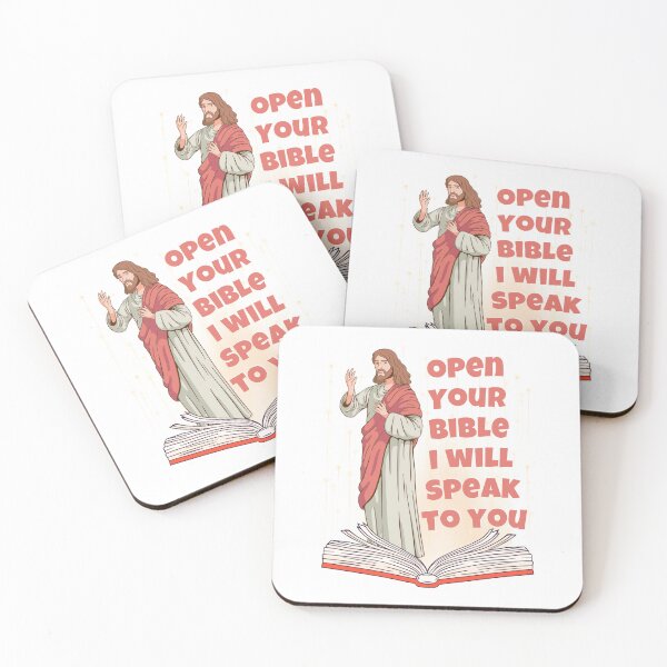 Item preview, Open your Bible I will speak to you | Bible Art | Scriptures | Christian Typography | Gospel | Cute Funny Truths designed and sold by MJDezigns.