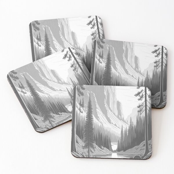 Item preview, Serene Yosemite monochrome designed and sold by Abili-Tees.