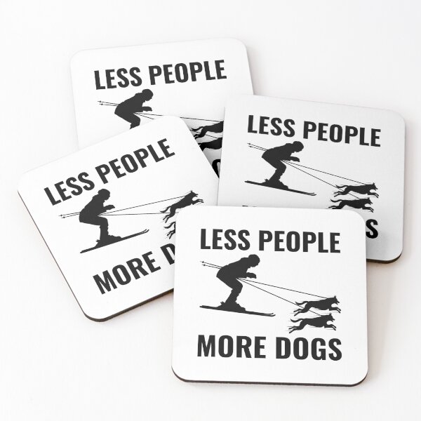 Item preview, Dog Skijoring Extreme Winter Sport Ski Race Racing designed and sold by CuteDesigns1.
