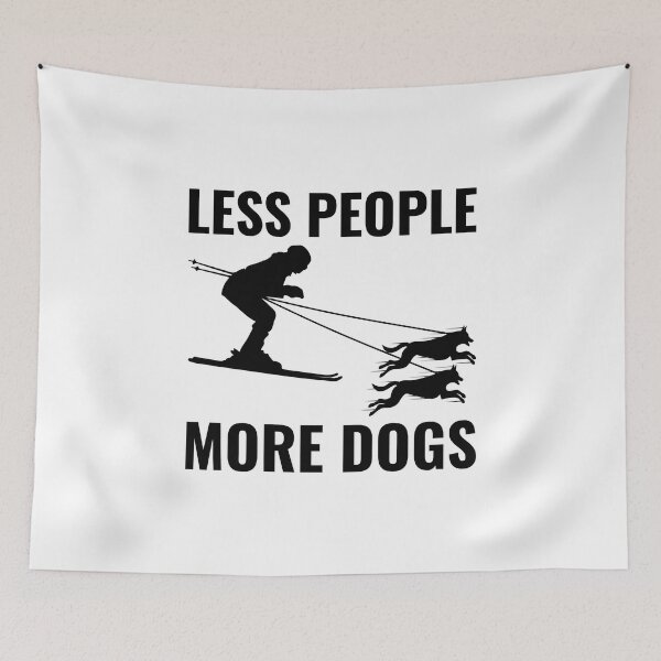 Item preview, Dog Skijoring Extreme Winter Sport Ski Race Racing designed and sold by CuteDesigns1.