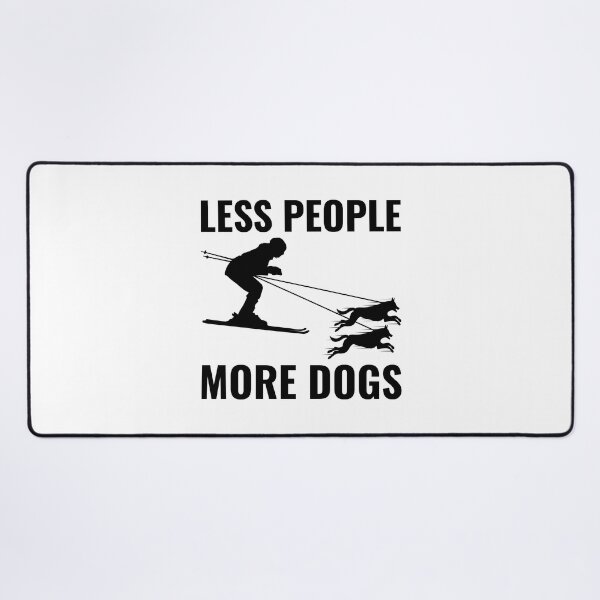 Item preview, Dog Skijoring Extreme Winter Sport Ski Race Racing designed and sold by CuteDesigns1.