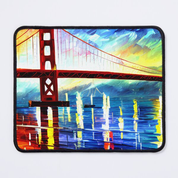 Item preview, San Francisco Bridge Oleo Painting designed and sold by AmazinfArt.