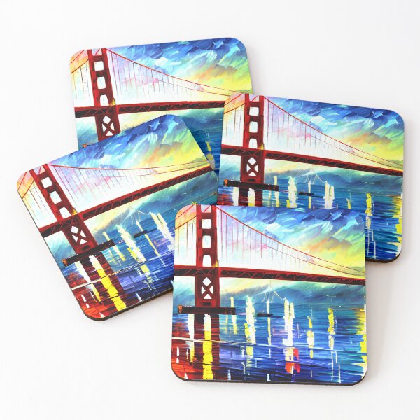 Item preview, San Francisco Bridge Oleo Painting designed and sold by AmazinfArt.