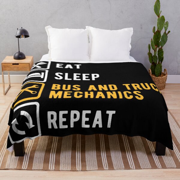 Item preview, Bus and Truck Mechanic Life designed and sold by NestaReign.