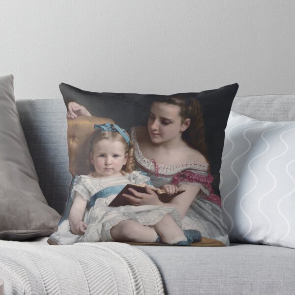 Item preview, Eva and Frances Johnston (1869) - William Bouguereau designed and sold by SALON DES ARTS.