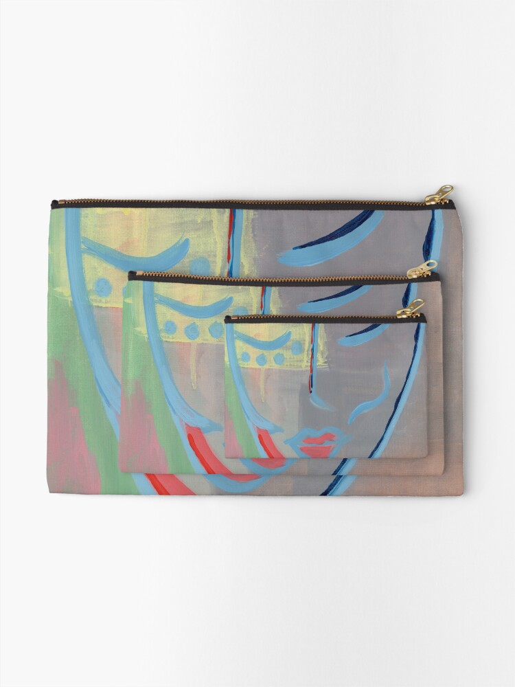 Alternate view of Nubian Princess Warrior Zipper Pouch