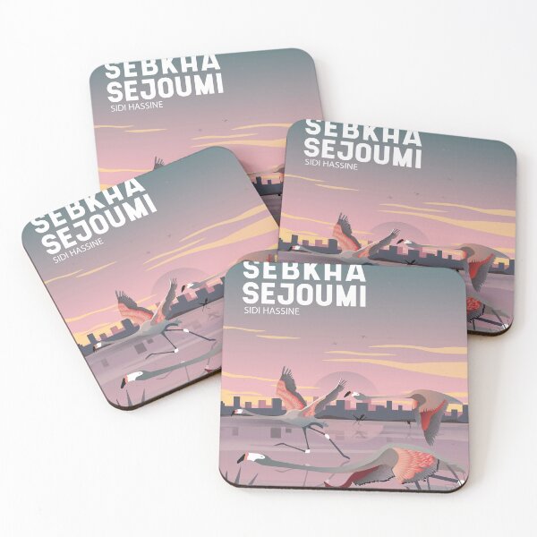 Item preview, Sekha Sejoumi, Tunis - Tunisia Heritage Architecture - Travel Illustration Poster designed and sold by FouchaStudio.