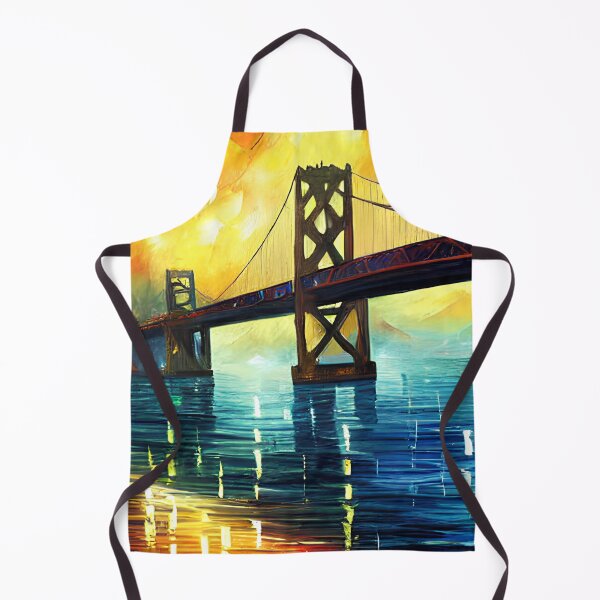 Item preview, Vibrant Oleo Painting of San Francisco Bridge designed and sold by AmazinfArt.