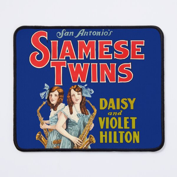 Item preview, Daisy and Violet Hilton Siamese Twins poster designed and sold by monsterplanet.