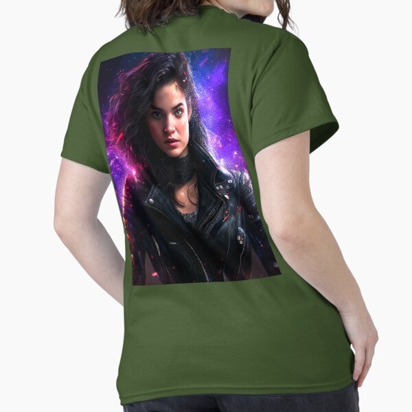 Item preview, Sci Fi Biker Chick (natural style) designed and sold by AntibodyDP7.