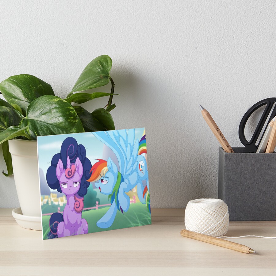 "Twilight Sparkle and Rainbow Dash" Art Board Print by Shila | Redbubble