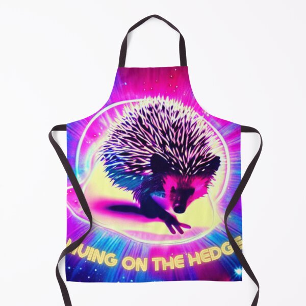 Item preview, Living on the hedge Synthwave Retrowave Hedgehog in Space designed and sold by brytfanna.