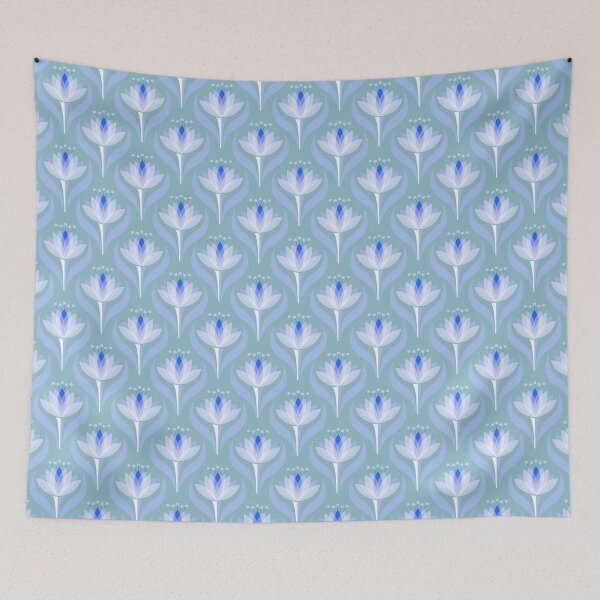 Item preview, Blooming Joy Flower - Dusty Blue [12] designed and sold by Carina Parry Studios.