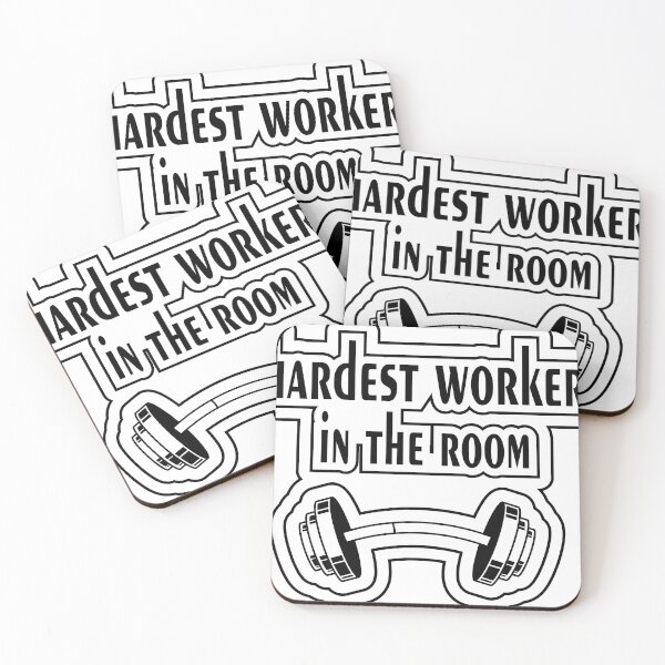 Item preview, Hardest Worker In The Room designed and sold by Bright-Store.