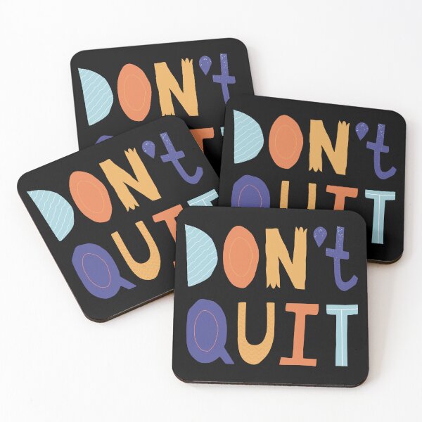 Item preview, Don’t Quit designed and sold by Daluyong.