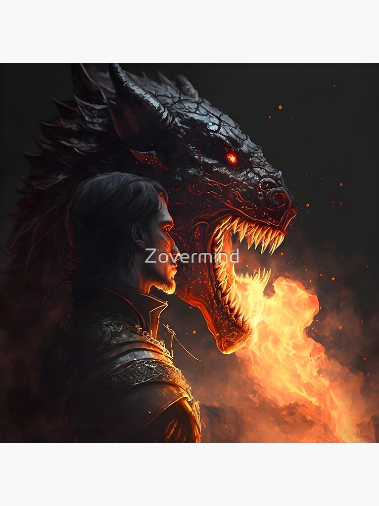 Premium Photo  Crown of the Dark King A Majestic Tale of Dragons in an  Epic Highly Detailed Digital Artwork