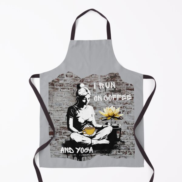 Item preview, I Run on Coffee and Yoga designed and sold by GrumpyFella.