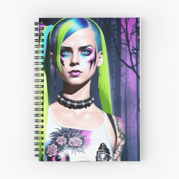 Item preview, Inkpunk girl artwork 36 designed and sold by PunkerLazar.