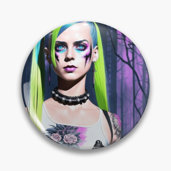 Item preview, Inkpunk girl artwork 36 designed and sold by PunkerLazar.
