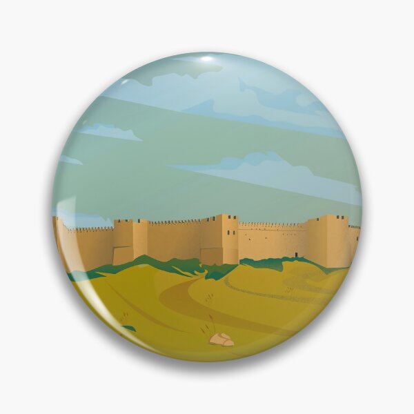 Item preview, Kelibia, Nabeul - Tunisia Heritage Architecture - Travel Illustration Poster designed and sold by FouchaStudio.